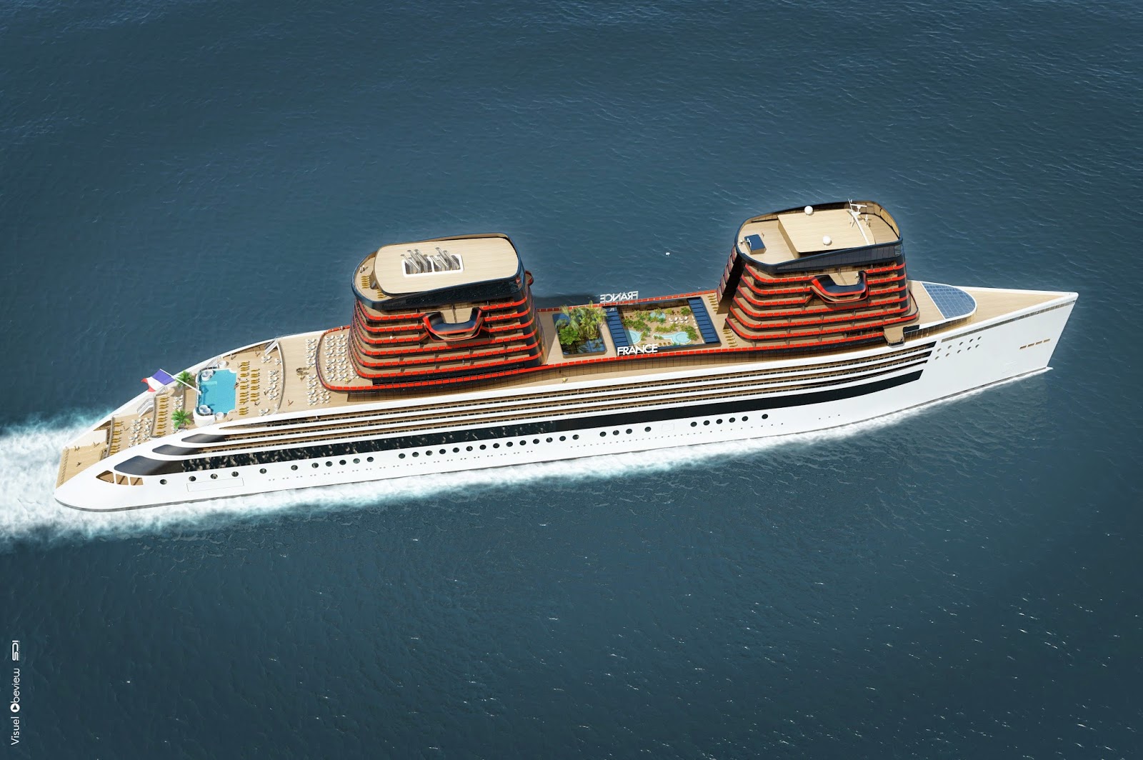 Le projet du nouveau paquebot France sur les rails