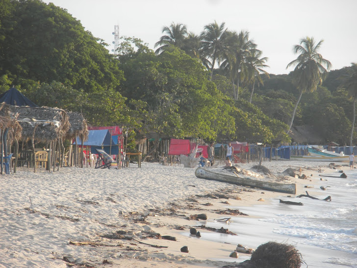 Al atardecer en Playa Blanca