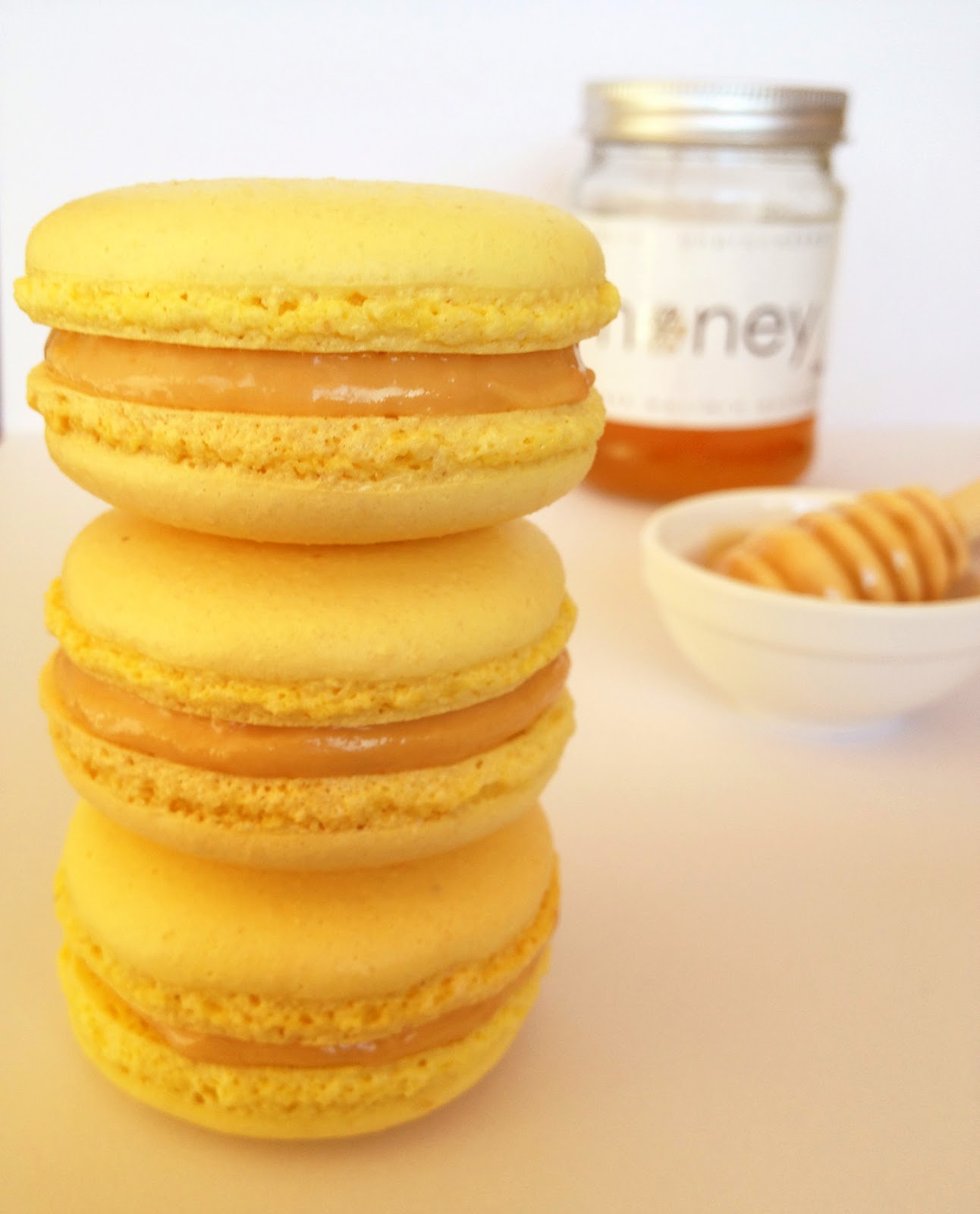 Macaron Me Peanut Butter and Honey Macarons