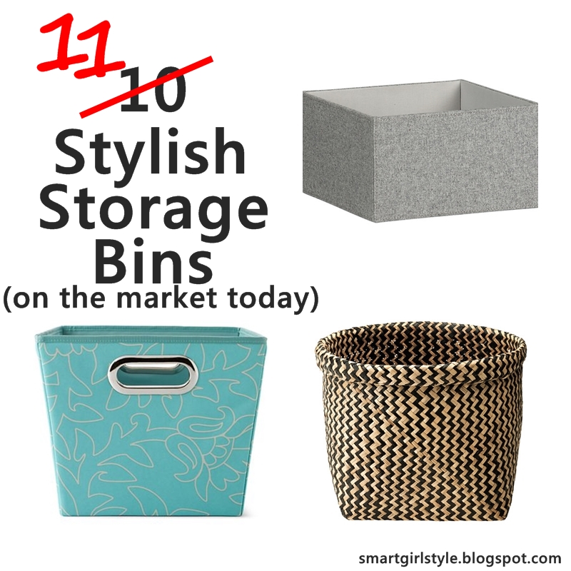 Smartgirlstyle Storage Bins 11 Stylish Options Storage Bins 11 Stylish Options