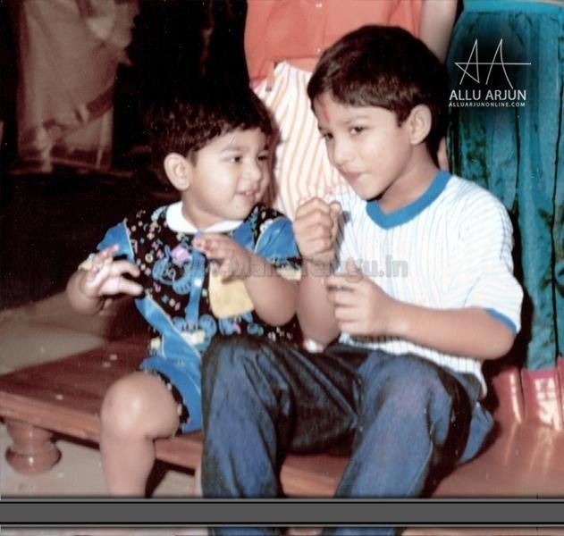 Allu Arjun Rare & Unseen Childhood Pictures ~ fuNkyXoNe