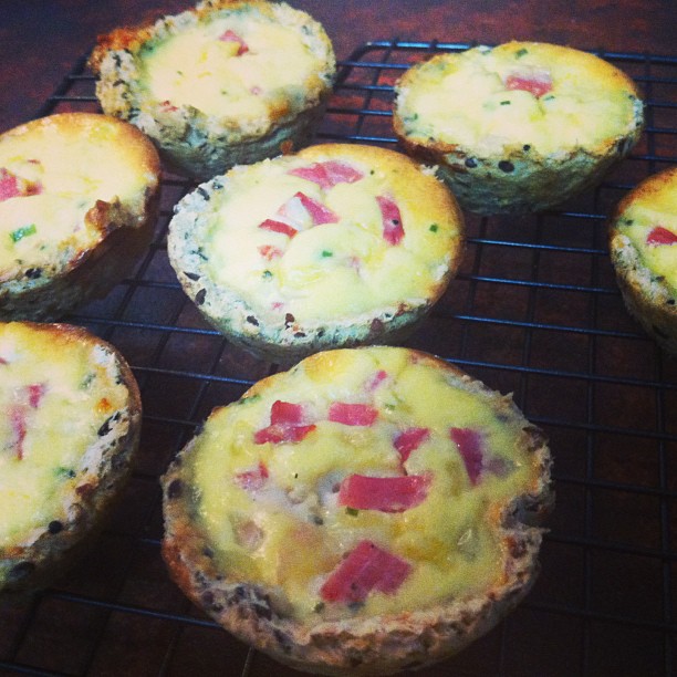 Cooking in my Kitchen Donna Hay style Bacon and Egg Pies