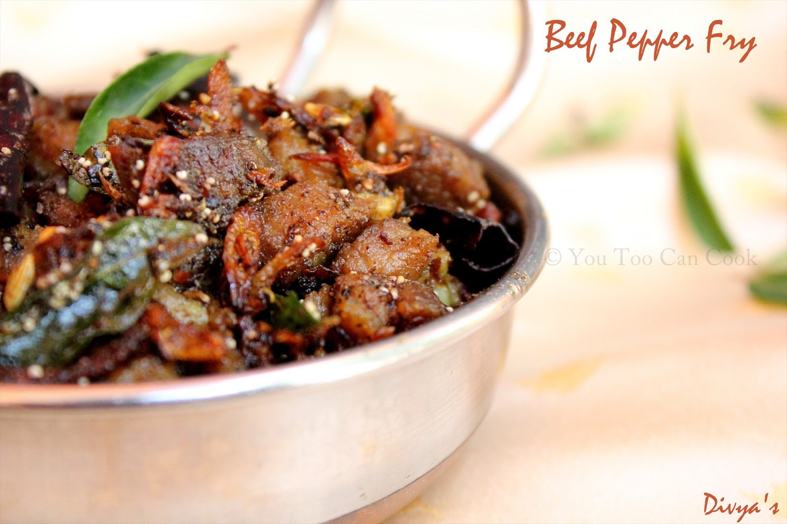 Beef Pepper Fry You Too Can Cook
