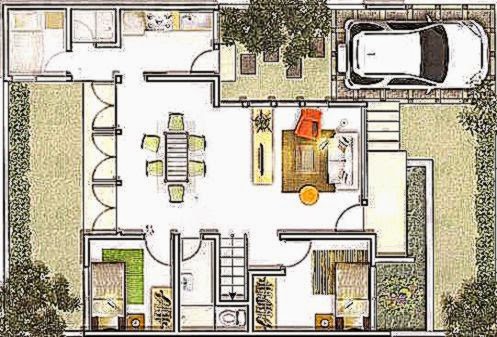 Denah Rumah Minimalis Modern Yang Terbaik Desain Rumah Denah Rumah Minimalis Modern Yang Terbaik Desain Rumah