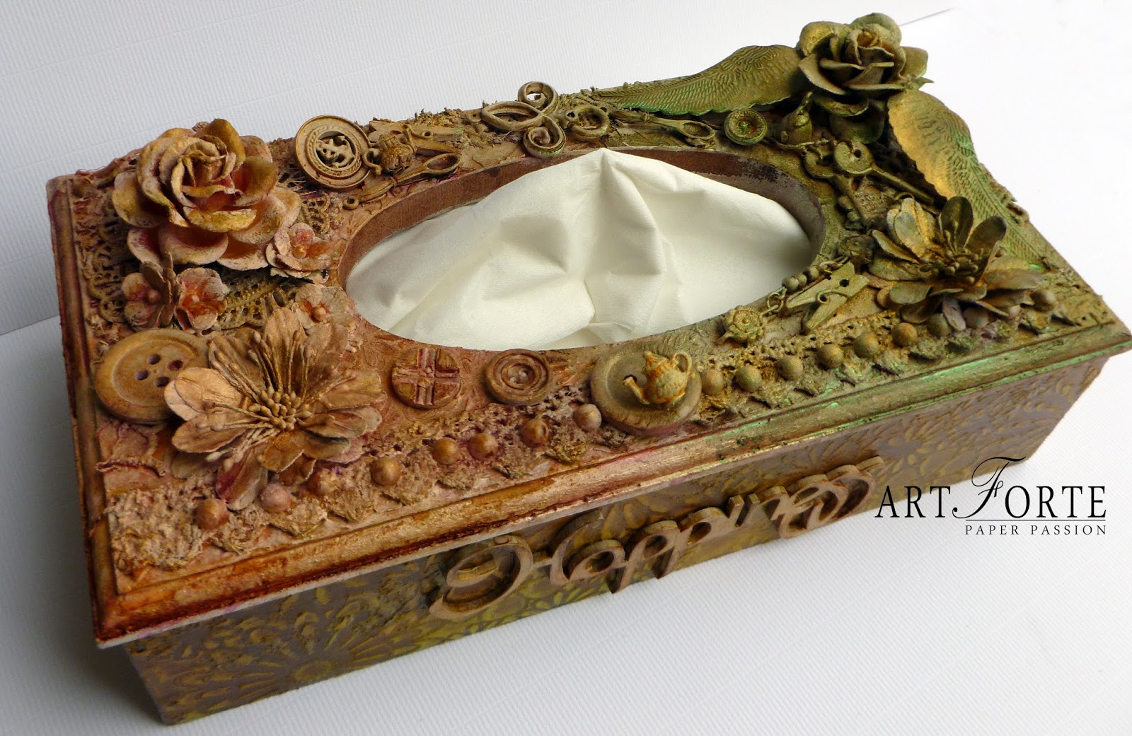 Artforte: Happiness Tissue Box