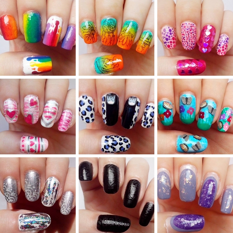 Tanya Minxy Nails Goodbye 2014 Welcome 2015 Nail Art Nail Design Manicure
