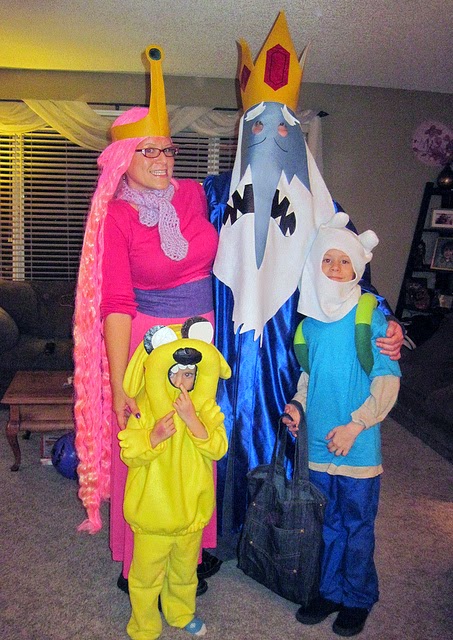 DIY Adventure Time Family Costume