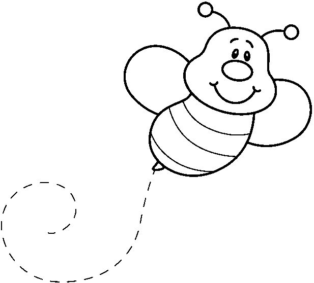Dibujos de abejas en su panal para colorear - Imagui
