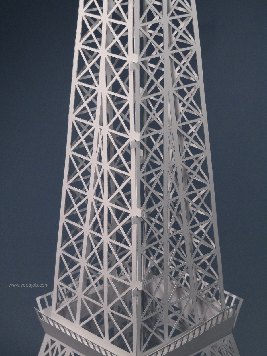 The Kingdom of Origami Architecture Eiffel Tower Origami Architecture