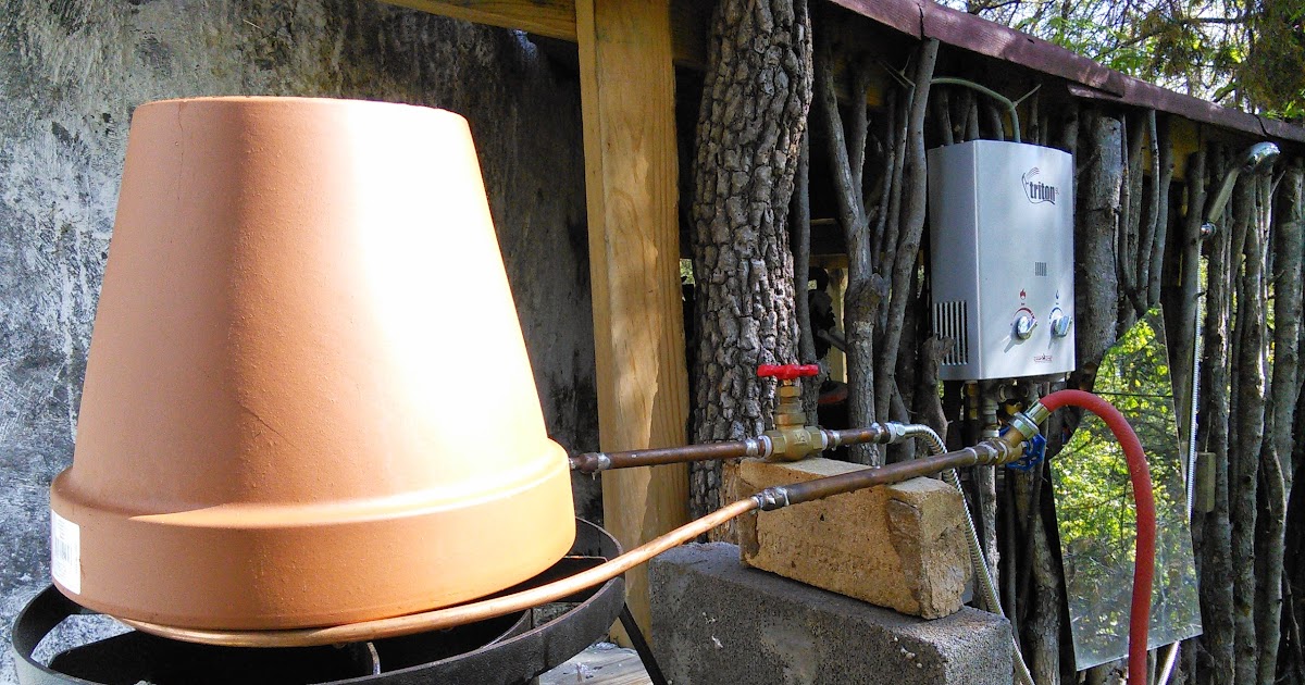 Minimal Intentions: Homemade Inline Propane Hot Water Heater