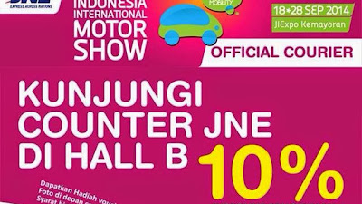 #IIMS2014 Gandeng JNE sebagai Official Courier