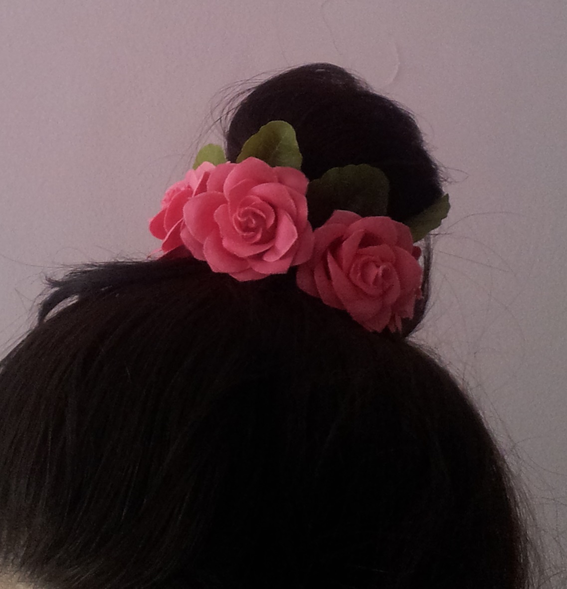 ANИА's COЯNER DIY Flower Bun Holder