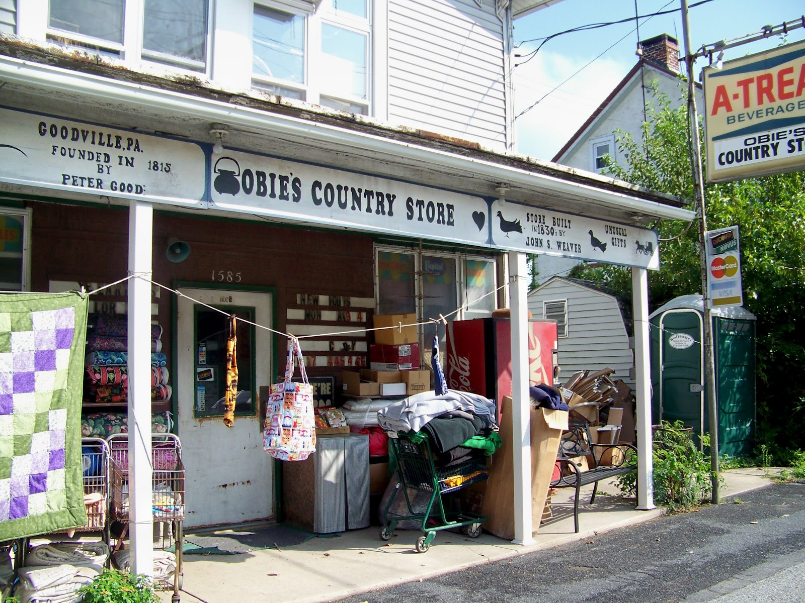 Sew Beary Blessed Fabric Heaven in Goodville, PA Obies Country Store