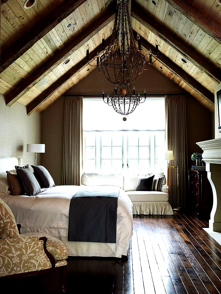 Home Decor Ideas Wood and white bedroom