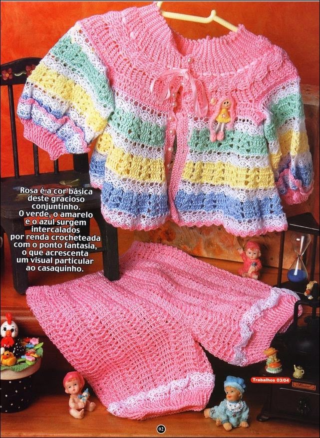 Bebé vestida con glamour | Todo crochet