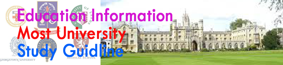 Education Information| Most University | Study Guidline 
