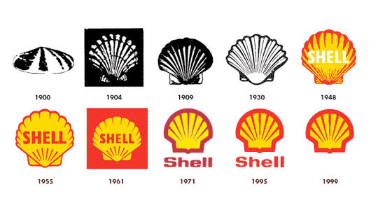 shell logo evolution