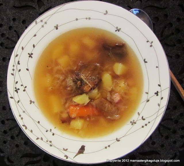 kapuśniak z grzybami