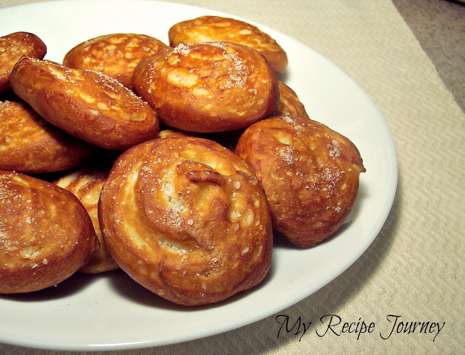 My Recipe Journey 3 Ingredient Soft Pretzel Bites