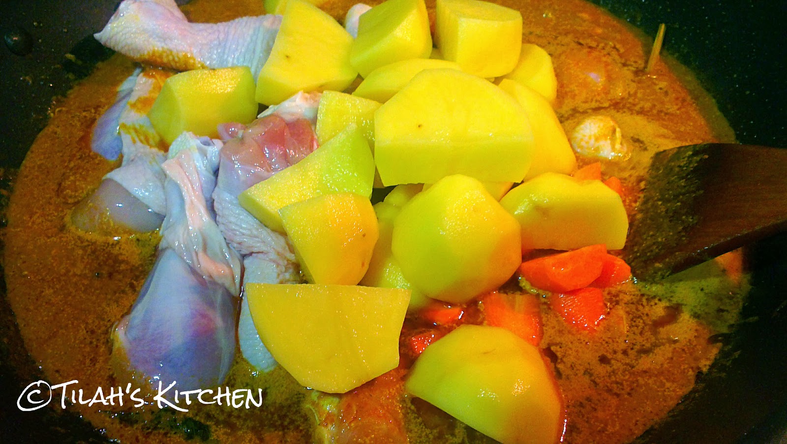 Powerful Indian Chicken Curry Kari Ayam India Power