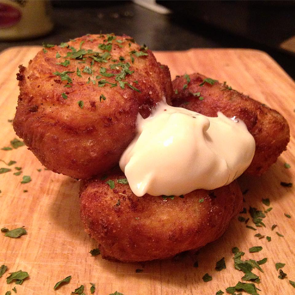 MATTYB BAKES GARLIC, ONION AND PARSLEY TATER CAKES