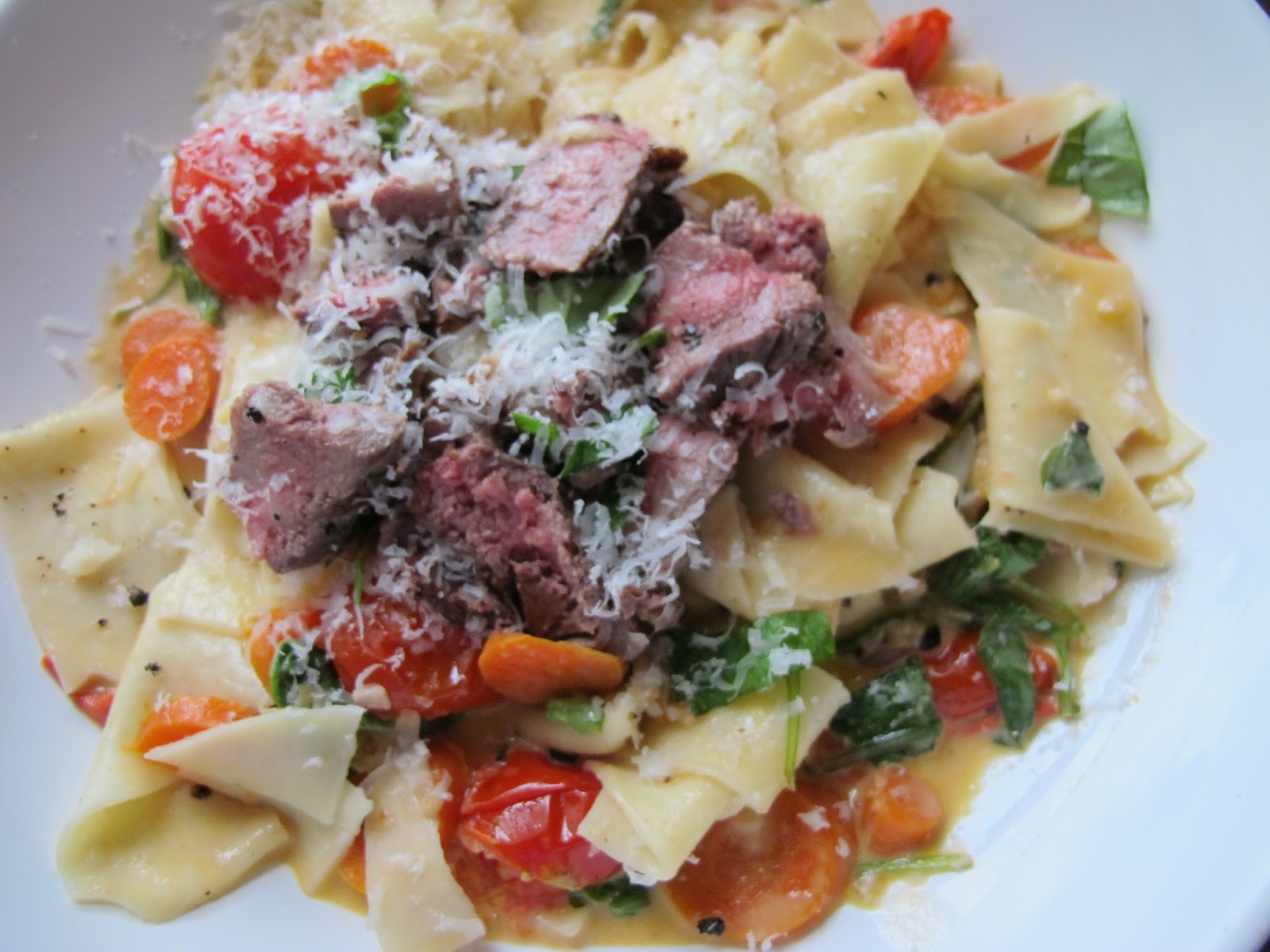 Dinner Place Steak Pappardelle