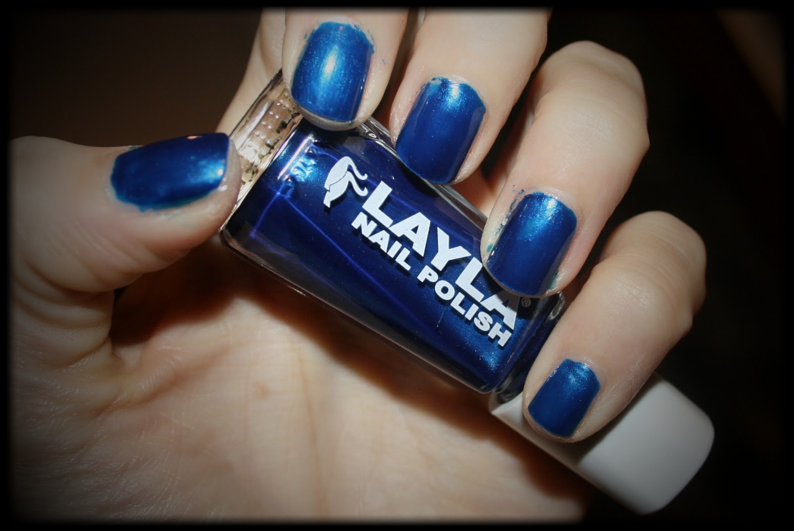 Blue Metallic Nail Polish - wide 1