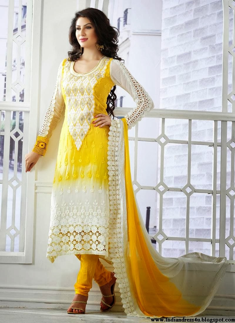 Beautful Indian Long Salwar Kameez Collection 2014 Beautiful Indian