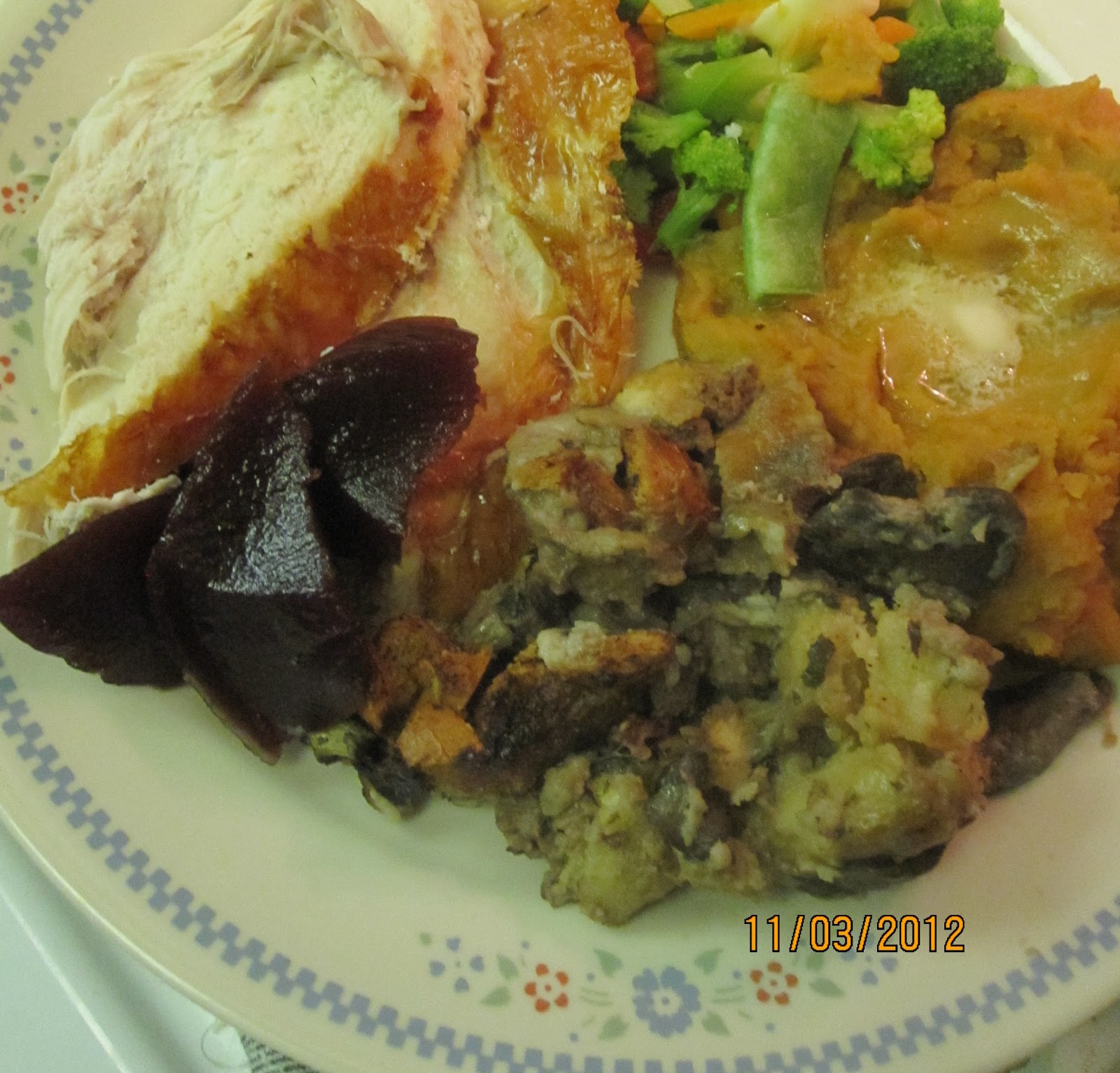 MzTeachuh's Enjoying Cooking and Gardening French Bread Stuffing With