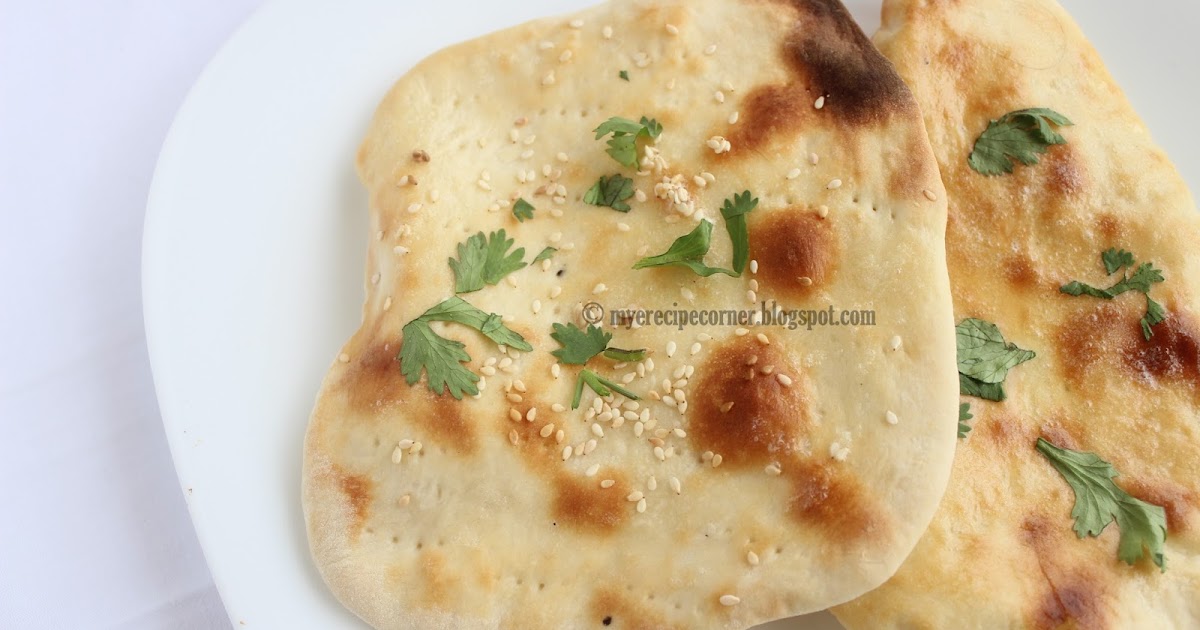 Mye's Kitchen Naan Recipe How to make Butter Naan in Oven