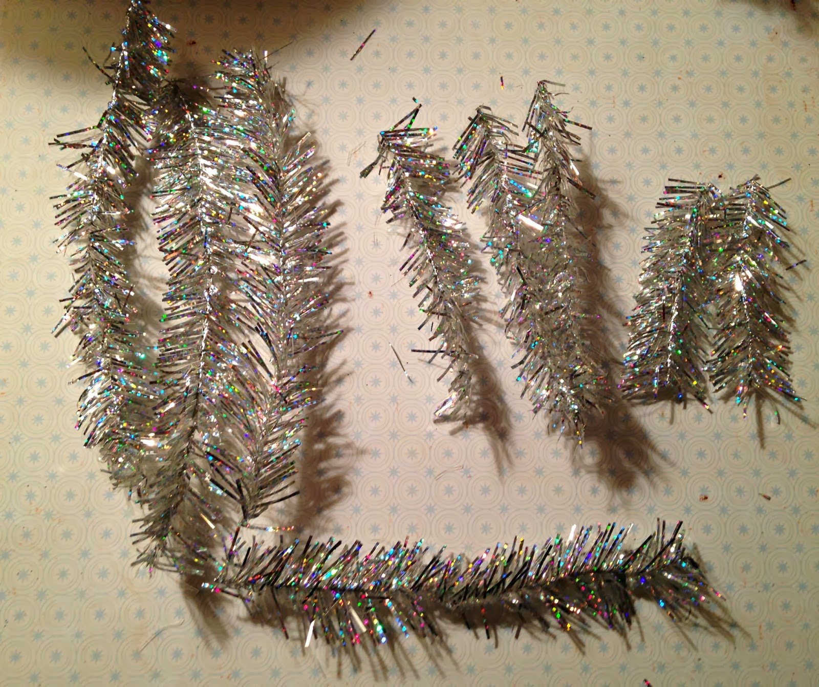Faerie Enchantment DIY Tinsel Trees