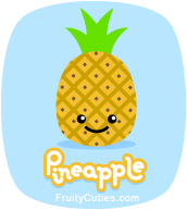 Fruit Cute Pineapple