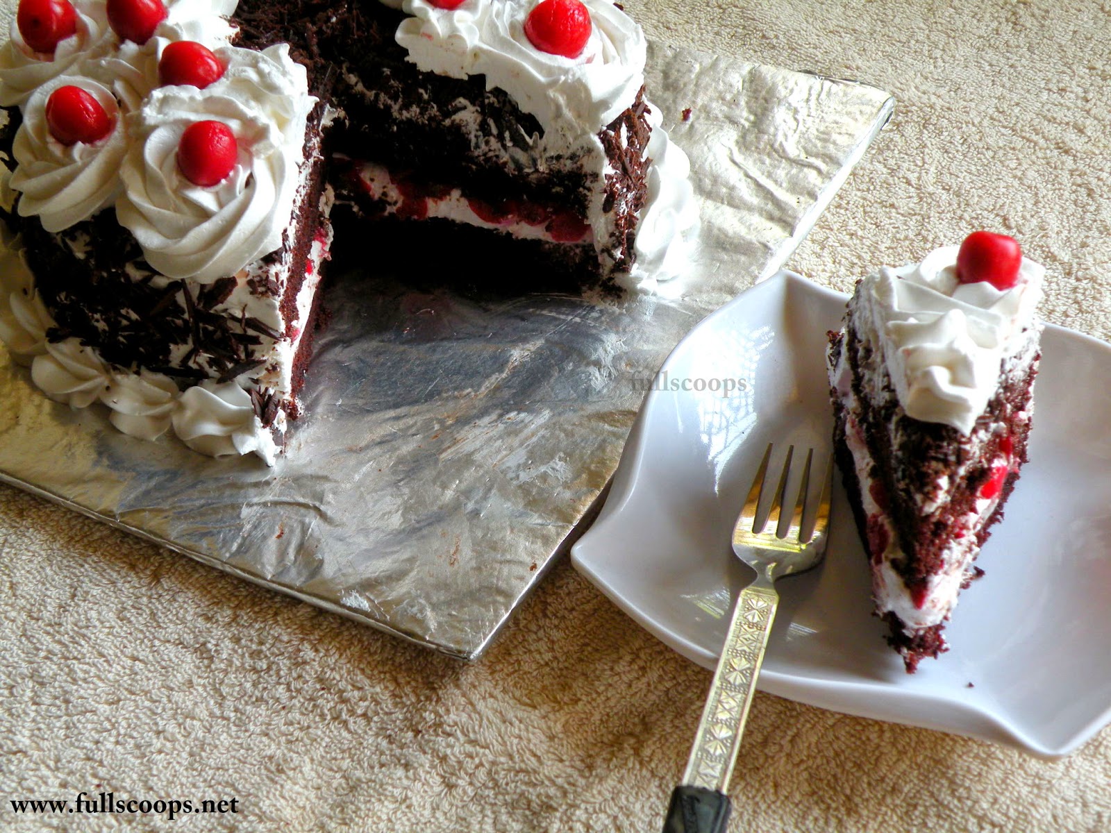 Black Forest Cake / How to make a Black Forest Cake Full Scoops A