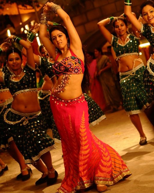 South Beauty Charmi Kaur latest movie stills navel show