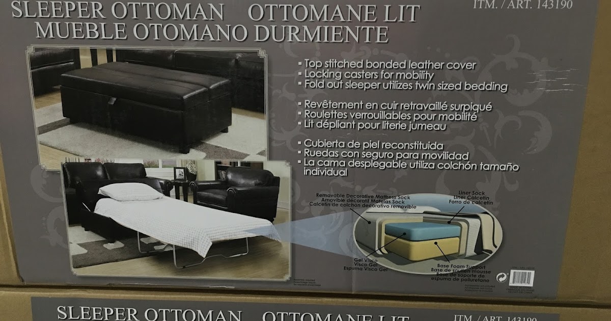 Synergy Sleeper Ottoman Costco Weekender