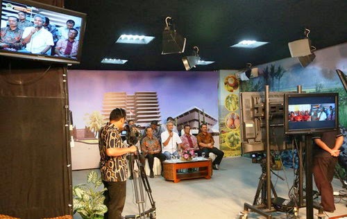 video conference dengan Gubernur Jateng