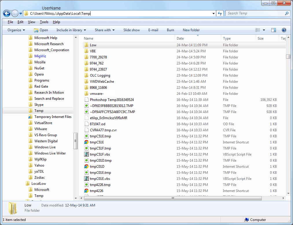Metadata Consulting: How to Clear Windows 7 Temporary Files in the Temp