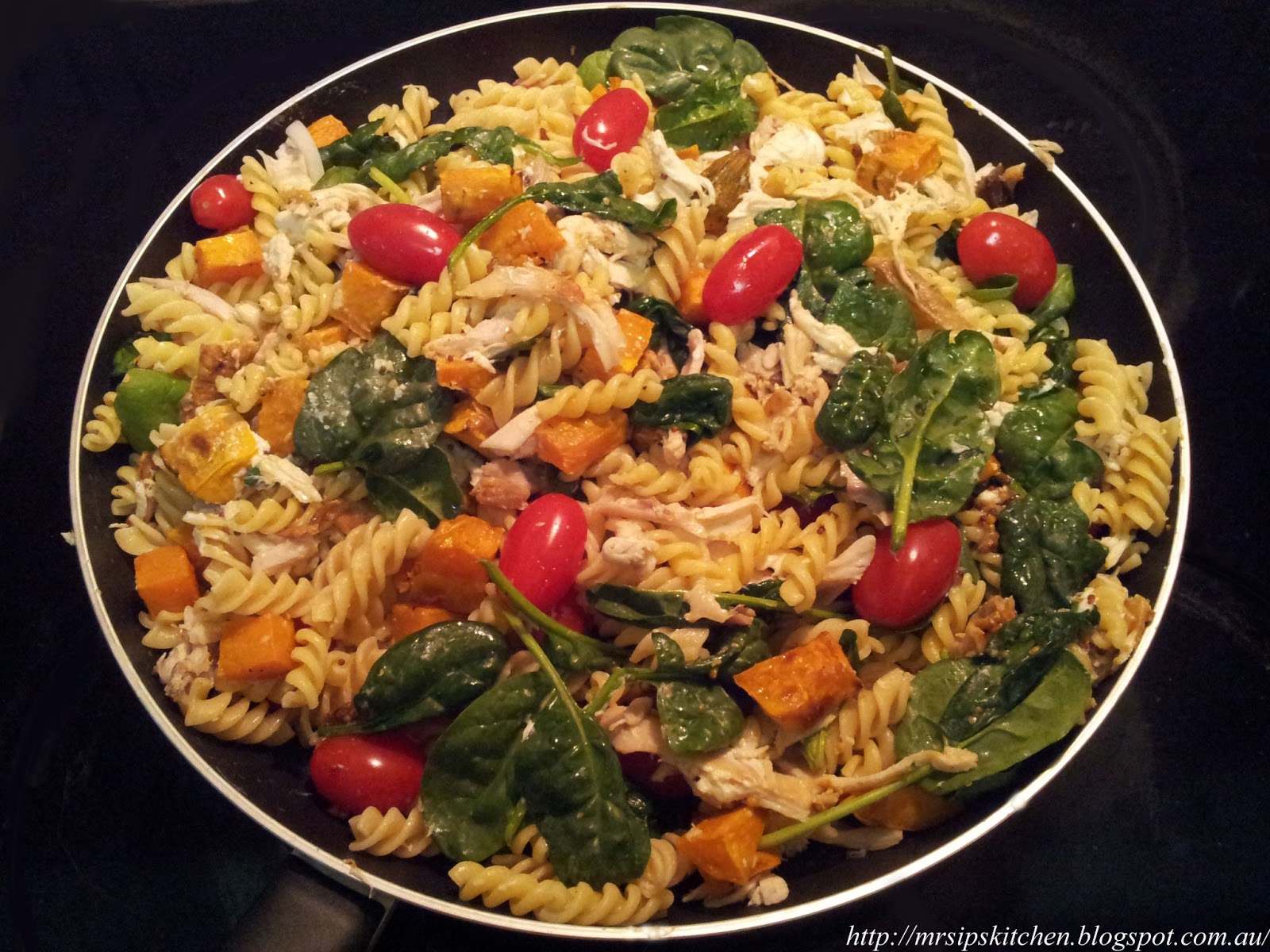 Mrs. Ip's Kitchen Chicken & Sweet Potato Pasta Salad