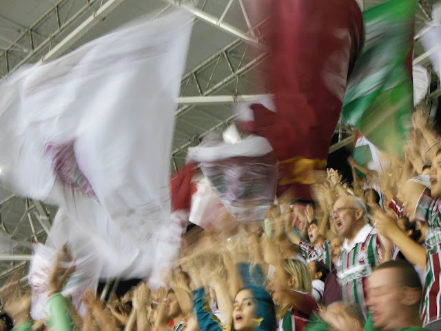 Torcida do Flu contra o Boca/Foto: Marcelo Migliaccio