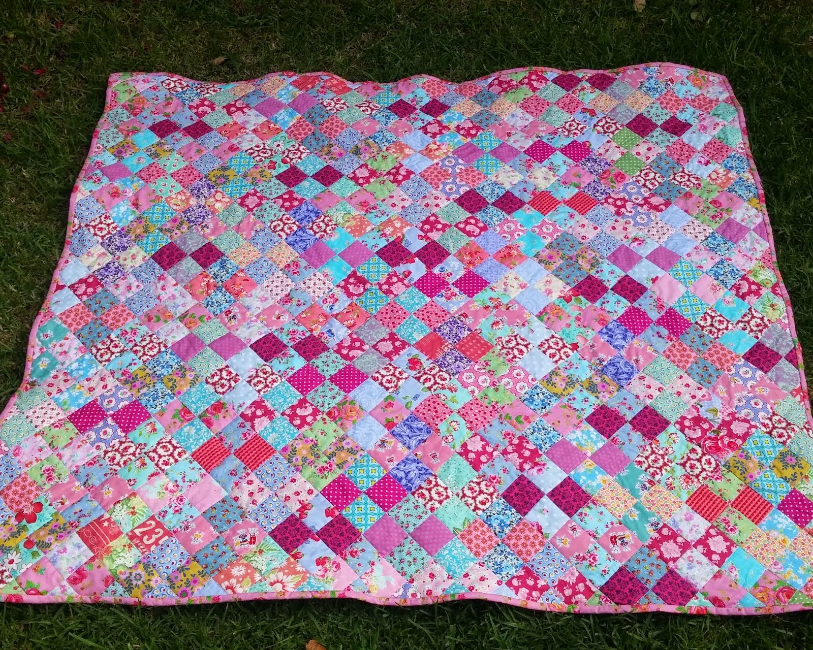 Cape Pincushion Curio hexagon quilt top finished