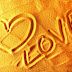 Love Sand Widescreen HD Wallpaper