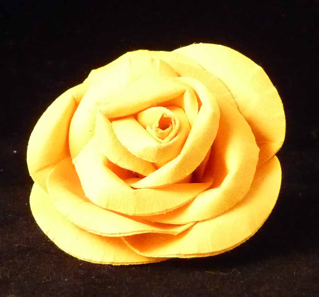 Paper Compulsions Roses made from circles