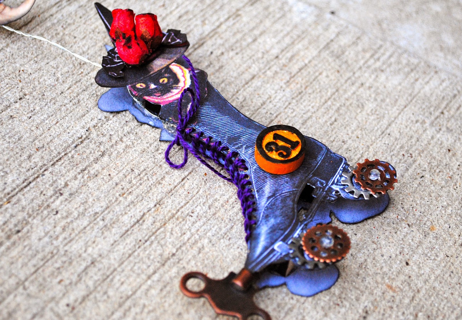 the paper assylum Getting a jump on Halloween decorations