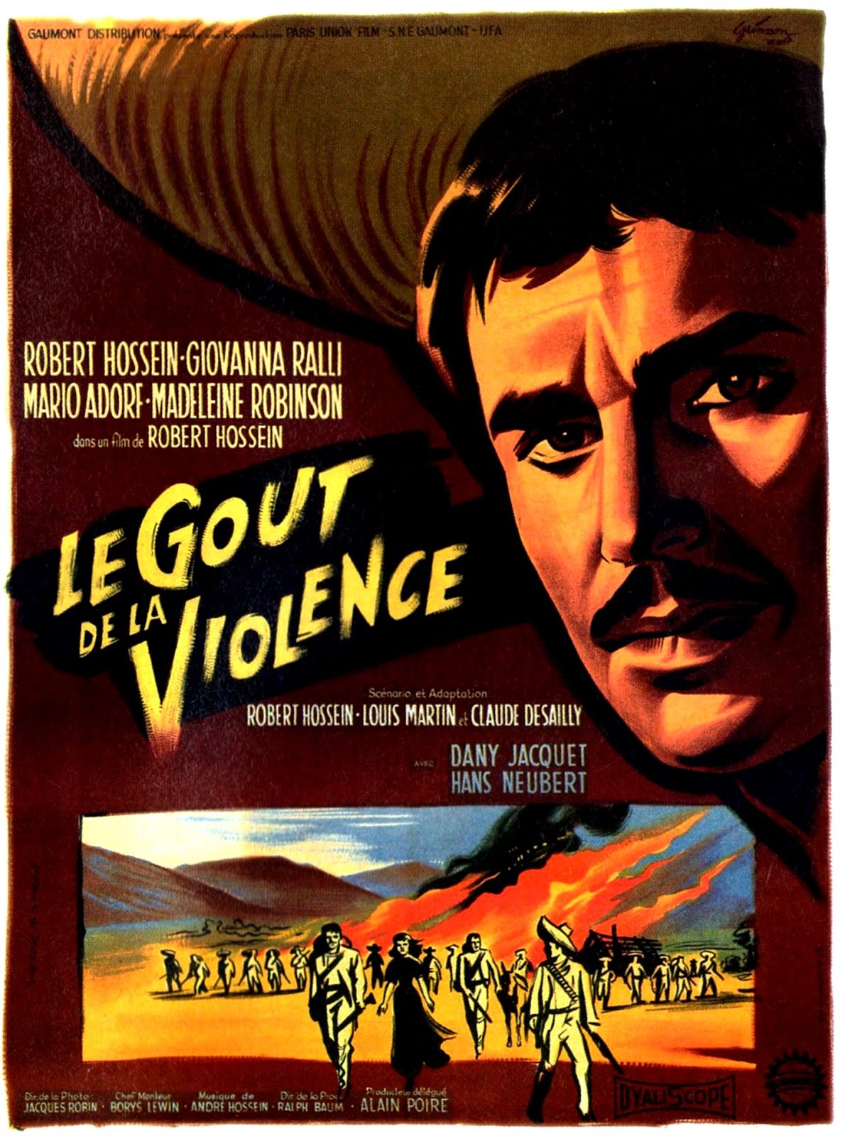 Le goût de la violence (1960) Robert Hossein - Le goût de la violence