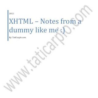 Xhtml Tutorial Pdf