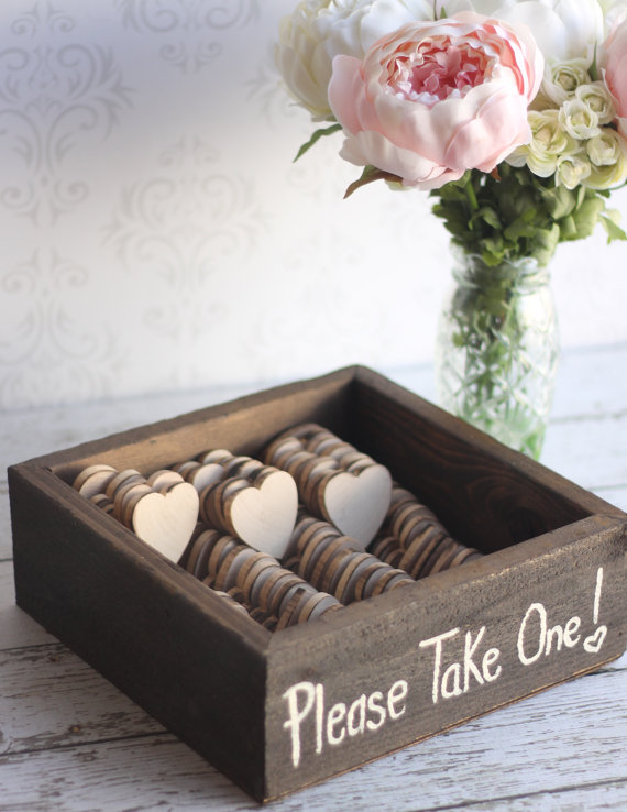 Rustic Wedding Favors Wood Heart Vintage Inspired Rustic Wedding Favors Wood Heart Vintage Inspired