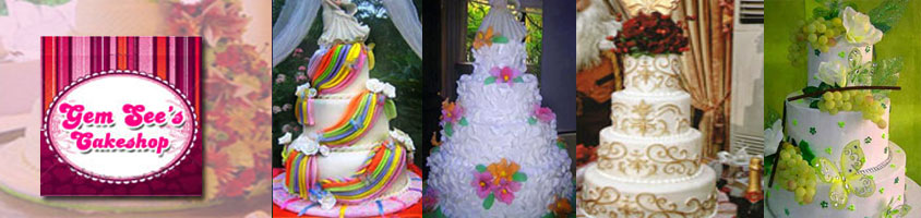 Gem See's Cakeshop - Wedding Cakes in Laguna