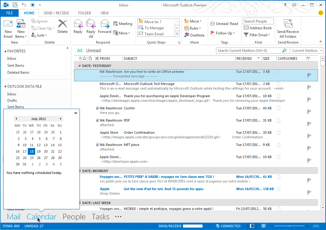 Windows 7 Professional Email Program