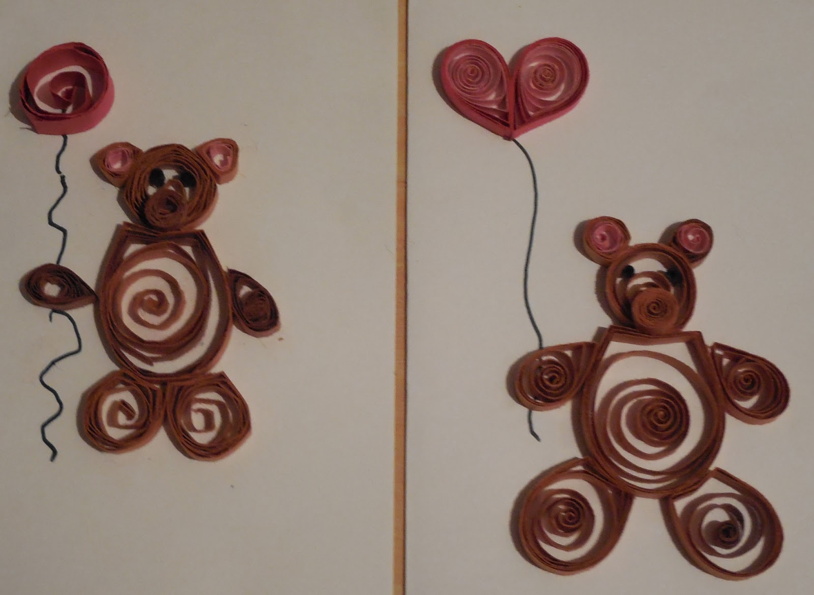 Quilled Teddy Bear Pattern