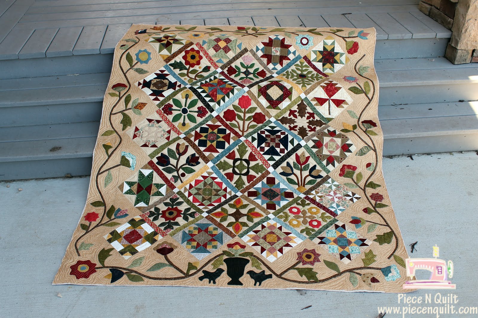 Piece N Quilt Pieces of Time {a sampler quilt}